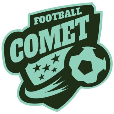 Comet Football logo template Miniatura
