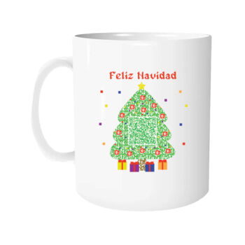 Taza Pino de Navidad para Mamá (Siempre Presentes) Miniatura